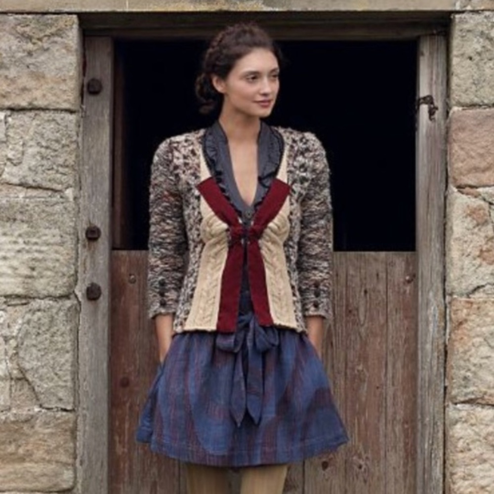 Anthropologie, Field Flower, Web & Loom Cardigan